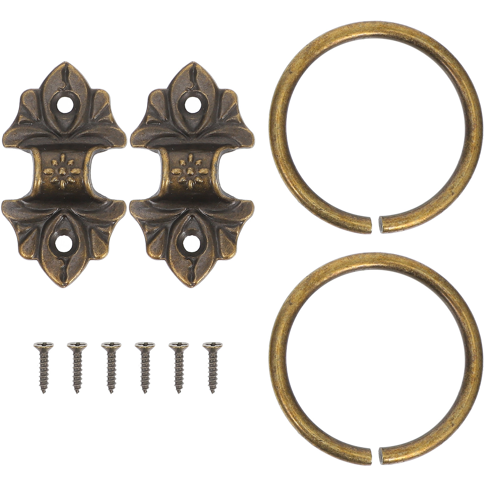 Vintage Furniture Hardware Replacement - 2Pcs 빈티지 스타일 라운드 링 서랍