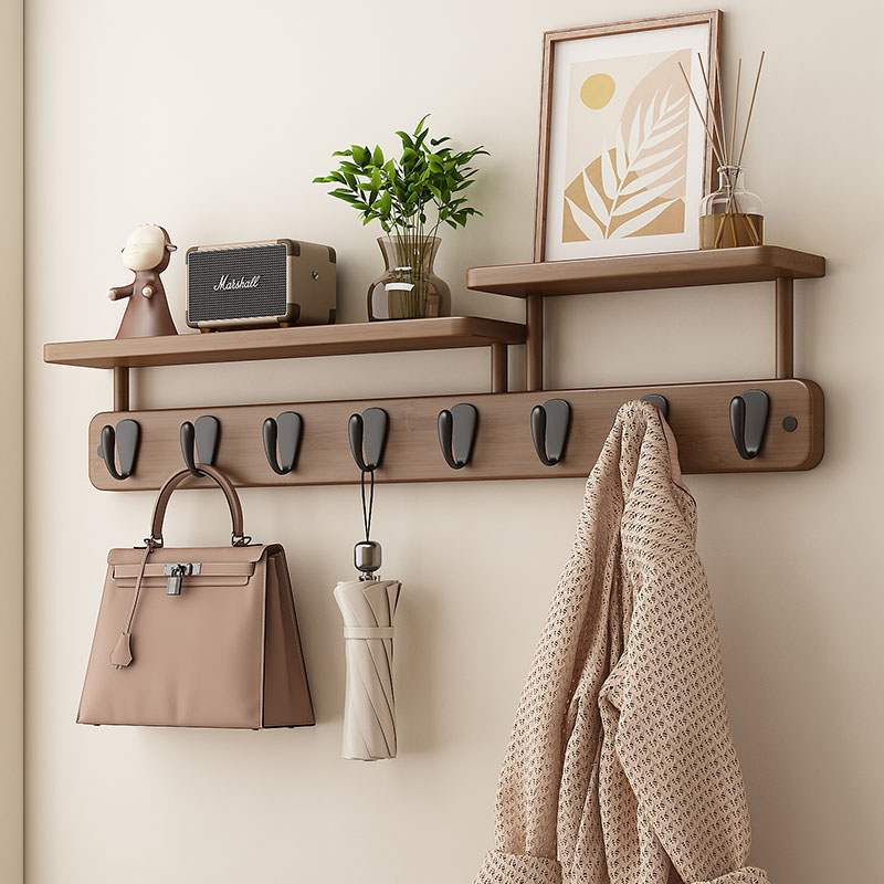 Furniture Hook Hardware - 대나무 벽 코트 랙 스토리지 행거