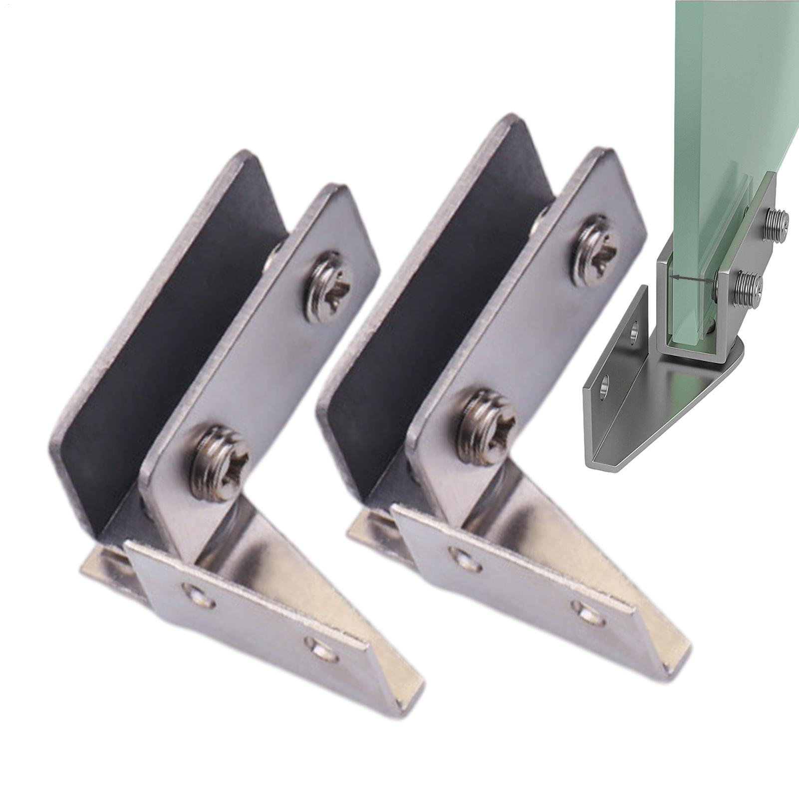 Furniture Hardware Display - 2개 비천공 유리문 힌지 디스플레이 캐비닛