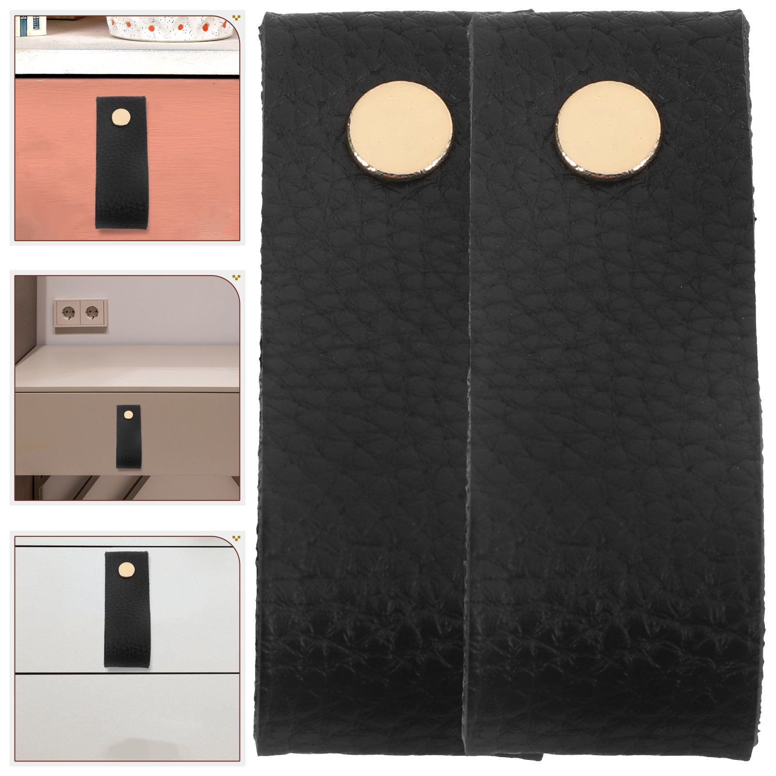 Vintage Furniture Hardware Replacement - 12Pcs PU 찬장 서랍 손잡이 옷장