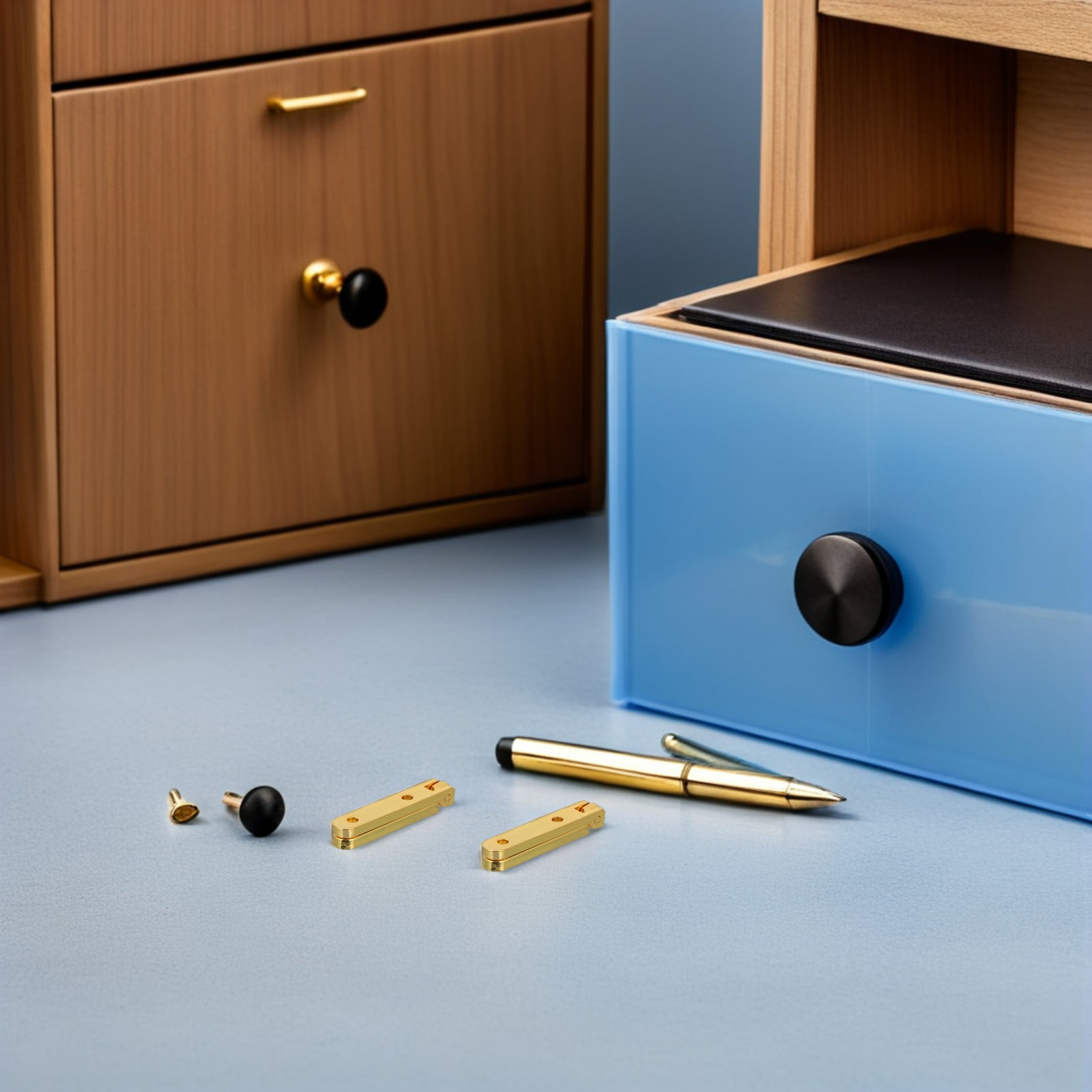 Vintage Furniture Hardware Replacement - 14개입 주얼리 박스 힌지, 아연 합금