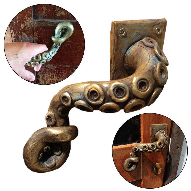 Furniture Hardware Knobs - 빈티지 문어 문짝 손잡이, 동물 스타일,