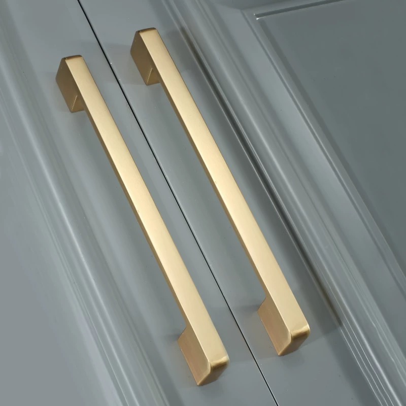 Drawer Pull Gold - 금 닦았 찬장 캐비닛 하드웨어 주방