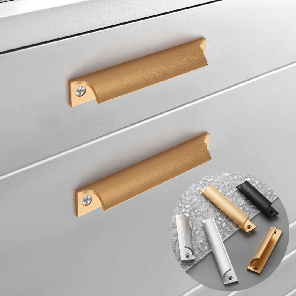 새로운 알루미늄 합금 도어 핸들 90/120mm 하드웨 - Furniture Hardware Knobs 리뷰 및 가격