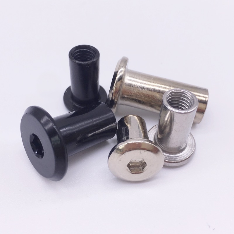 Wkooa 배럴 너트 블랙 플랫 헤드 육각 소켓 슬리브 - Furniture Hardware Barrel Nut 리뷰 및 가격