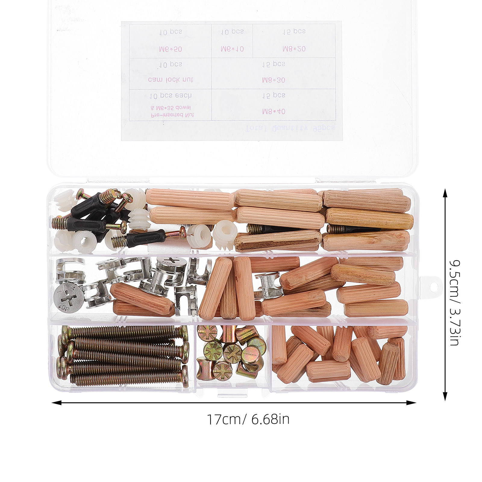 95개 가구 하드웨어 교체 키트 이층 침대 연결 부품  - Furniture Hardware Barrel Nut 리뷰 및 가격