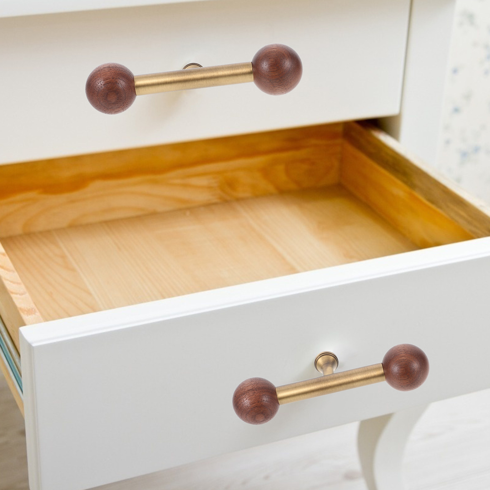 우드 코어 황동 마감 빈티지 서랍 손잡이 - 캐비닛,  - Vintage Furniture Hardware Replacement 리뷰 및 가격