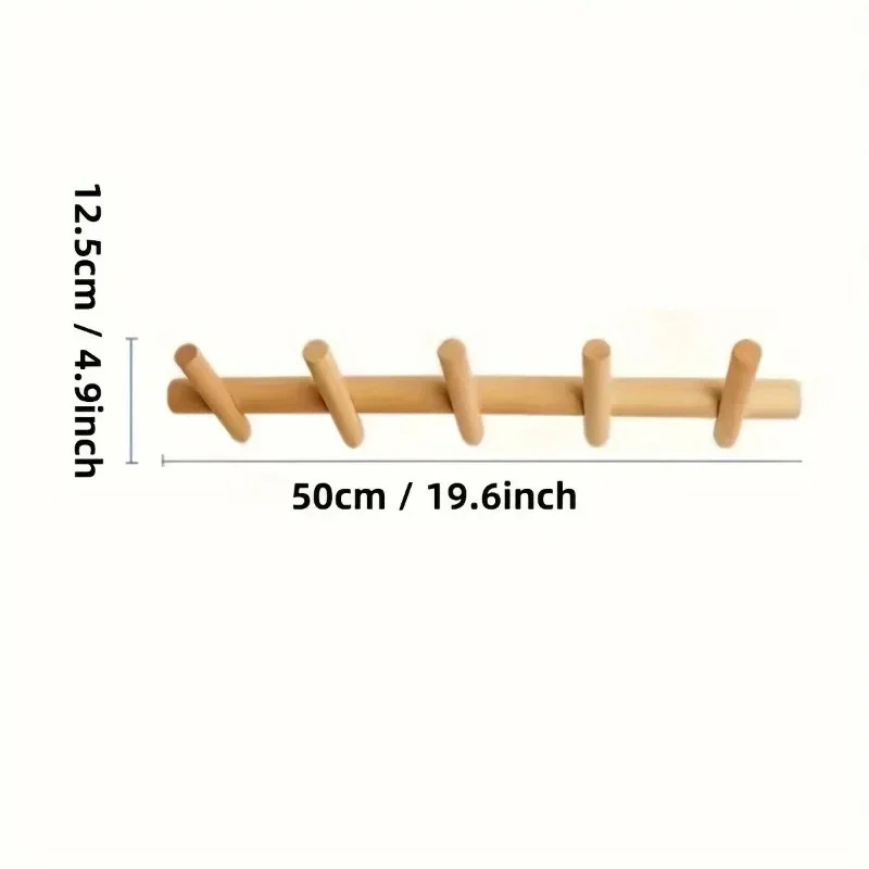 4/5 후크와 북유럽 단단한 나무 코트 랙 벽 교수형  - Furniture Hook Hardware 리뷰 및 가격