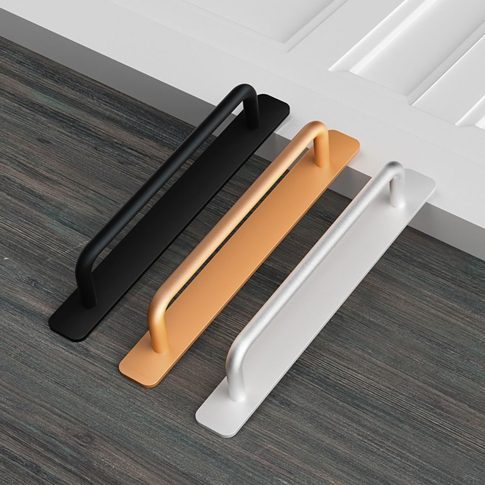 알루미늄 주방 캐비닛 당김 무타공 문짝 손잡이, 자체  - Furniture Hardware Knobs 리뷰 및 가격