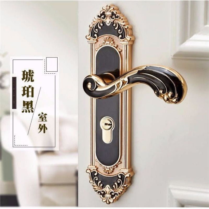 유럽 ​​스타일 무음 방문 손잡이 패션 인테리어 도어  - Furniture Hardware Knobs 리뷰 및 가격