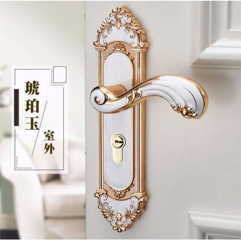 유럽 ​​스타일 무음 방문 손잡이 패션 인테리어 도어  - Furniture Hardware Knobs 리뷰 및 가격