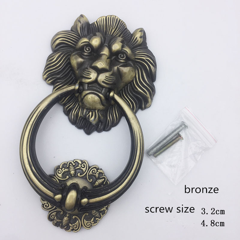앤틱 청동 사자 머리 손잡이 문고리 나무 문 손잡이 레 - Furniture Hardware Knobs 리뷰 및 가격