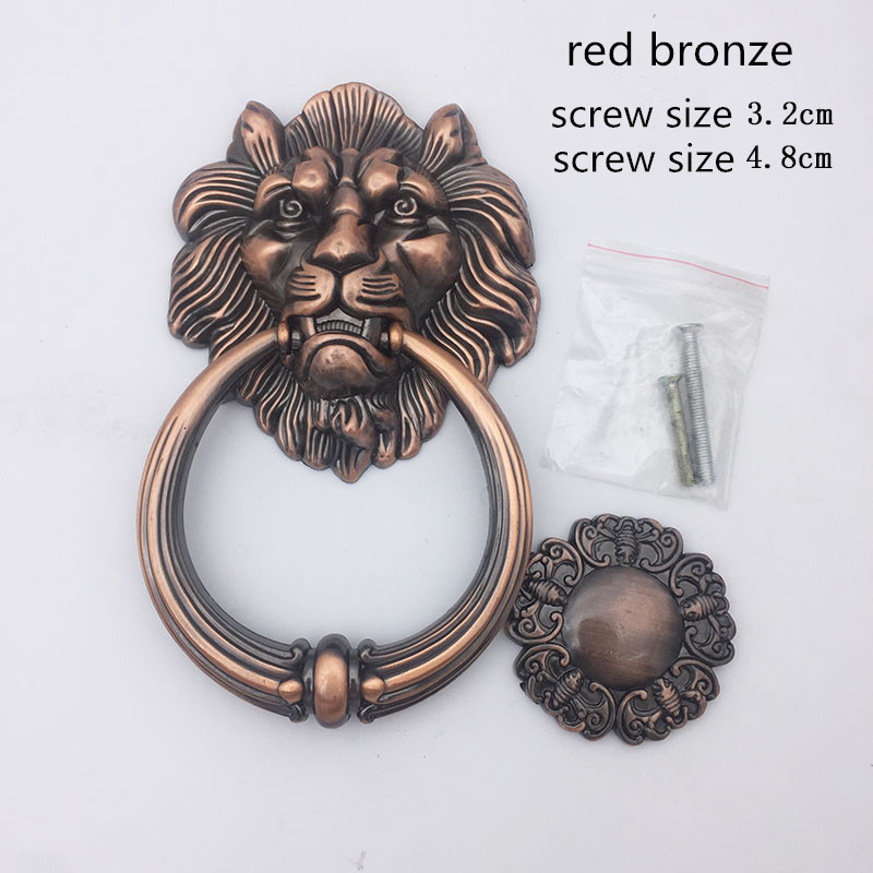 앤틱 청동 사자 머리 손잡이 문고리 나무 문 손잡이 레 - Furniture Hardware Knobs 리뷰 및 가격