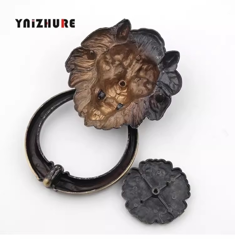 앤틱 청동 사자 머리 손잡이 문고리 나무 문 손잡이 레 - Furniture Hardware Knobs 리뷰 및 가격