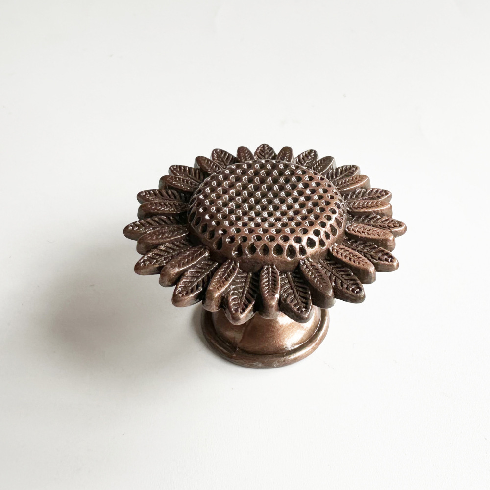 빈티지 해바라기 캐비닛 손잡이 아연 합금 서랍 손잡이  - Vintage Furniture Hardware Replacement 리뷰 및 가격