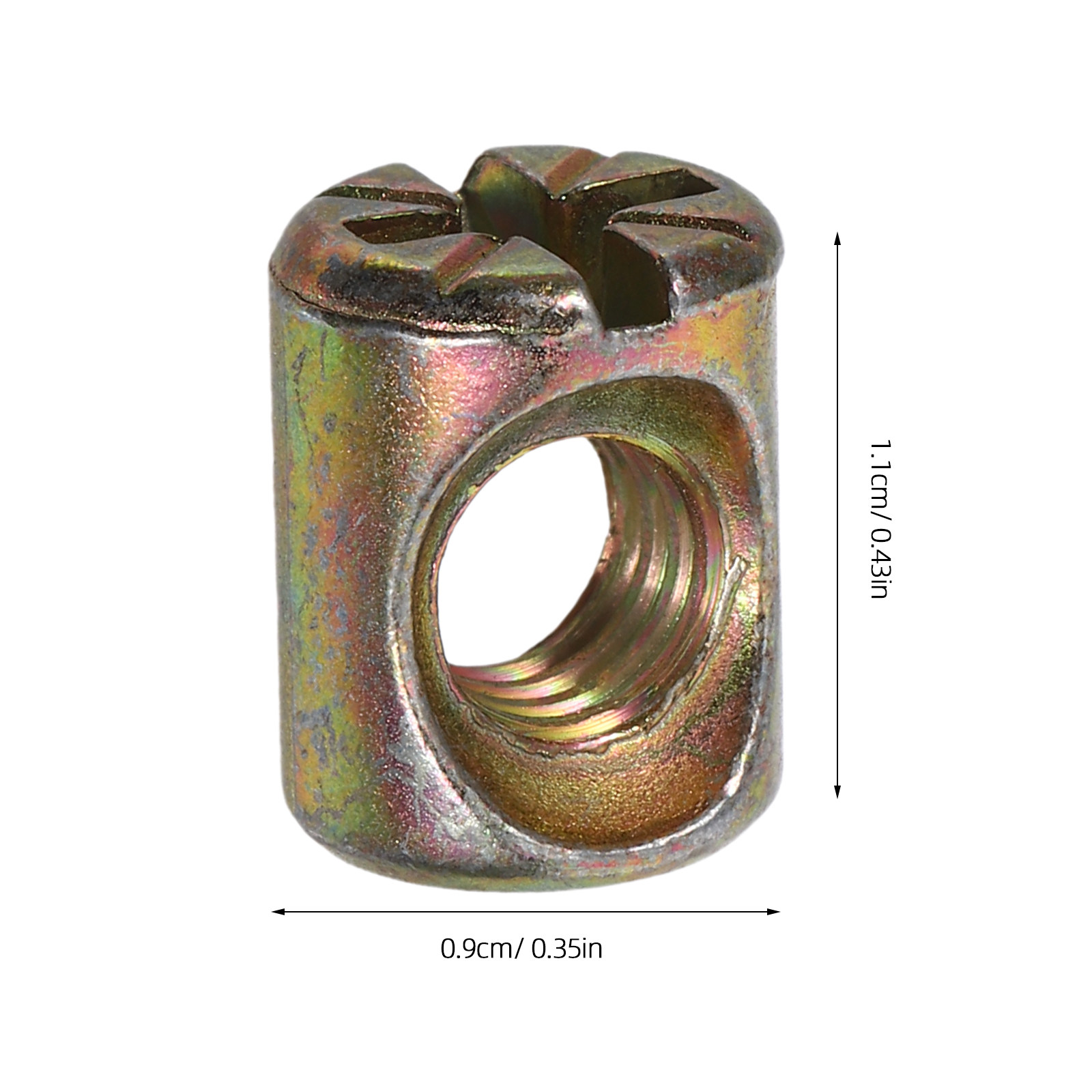 50개 가구 연결 부품 배럴 너트 키트 M6 스프링 장 - Furniture Hardware Barrel Nut 리뷰 및 가격