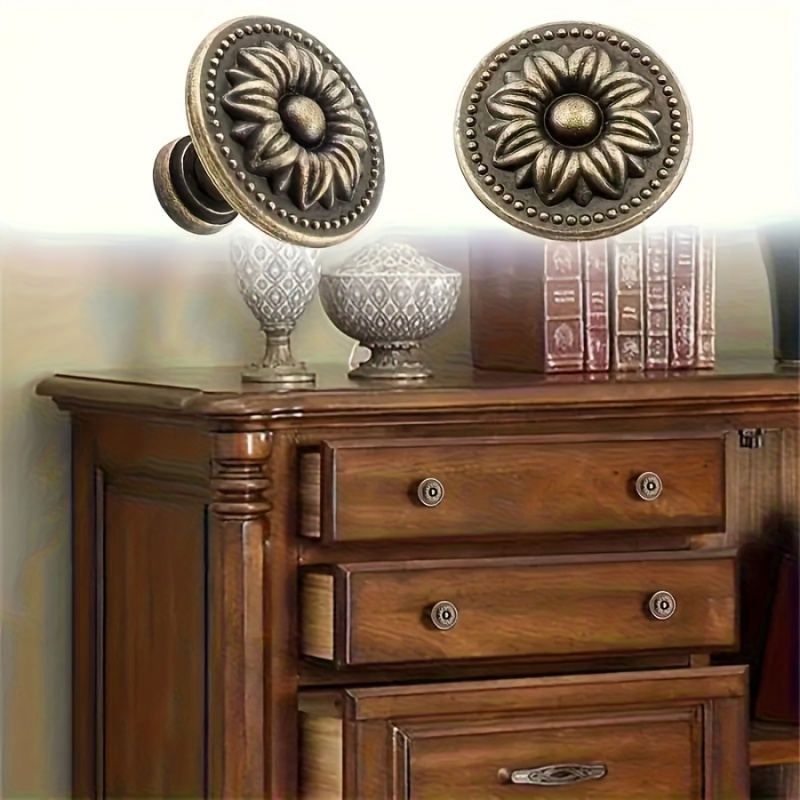 2개 세트 빈티지 손잡이 캐비닛 손잡이 아연 합금 서랍 - Vintage Furniture Hardware Replacement 리뷰 및 가격