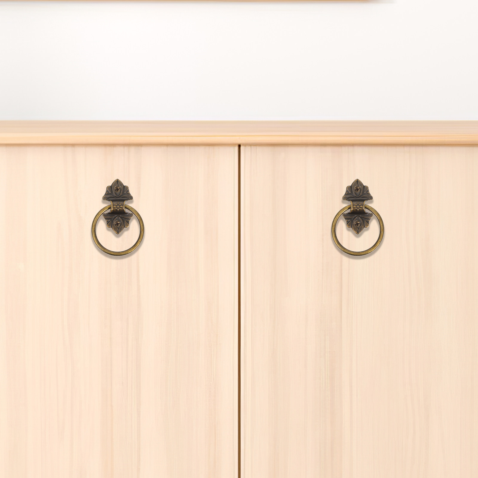 2개 빈티지 원형 링 서랍 손잡이 클래식 아연 합금 캐 - Vintage Furniture Hardware Replacement 리뷰 및 가격