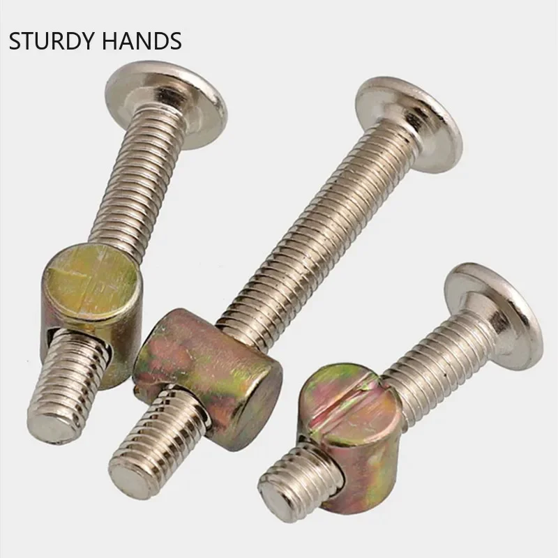 30개/팩 가구용 볼트 및 너트 세트(배럴 너트, 다웰 - Furniture Hardware Barrel Nut 리뷰 및 가격
