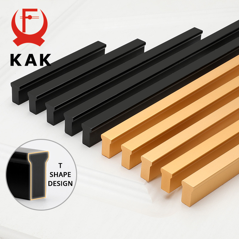 KAK-아메리칸 스타일 블랙 캐비닛 손잡이, 골드 T  - Drawer Pull Gold 리뷰 및 가격