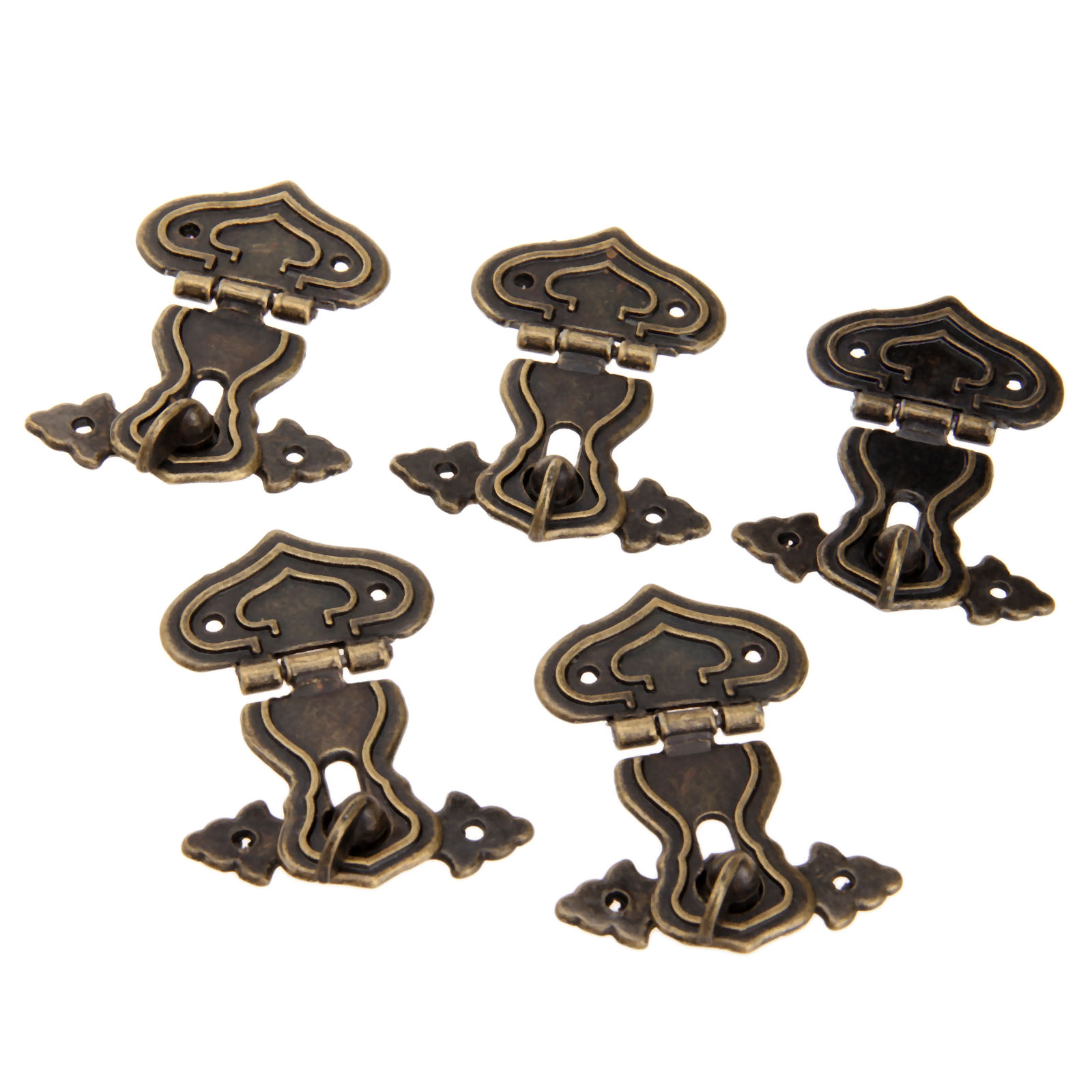 골동품 금속 자물쇠 장식 걸쇠 후크 선물 나무 보석 상 - Furniture Hook Hardware 리뷰 및 가격