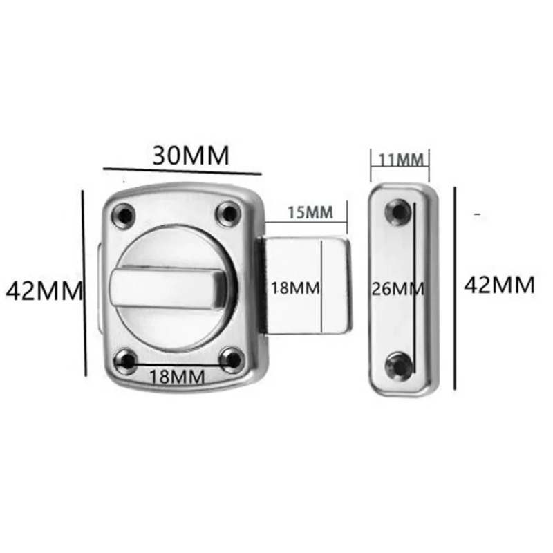 도난 방지 주조 금속 도어 래치 | 직각 잠금 버클-화 - Door Stopper Heavy 리뷰 및 가격