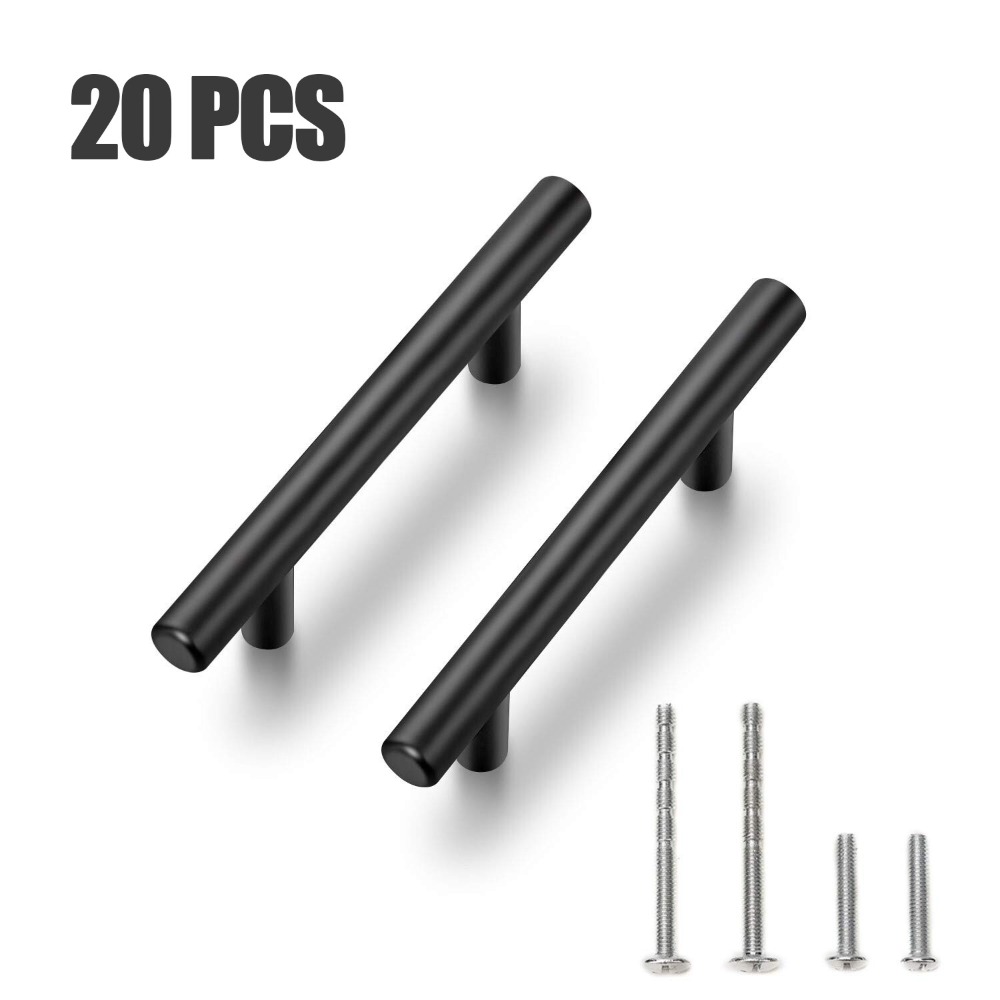 20 PCS 캐비닛은 매트 블랙 스테인레스 스틸 드레서 - Furniture Hardware Restoration 리뷰 및 가격
