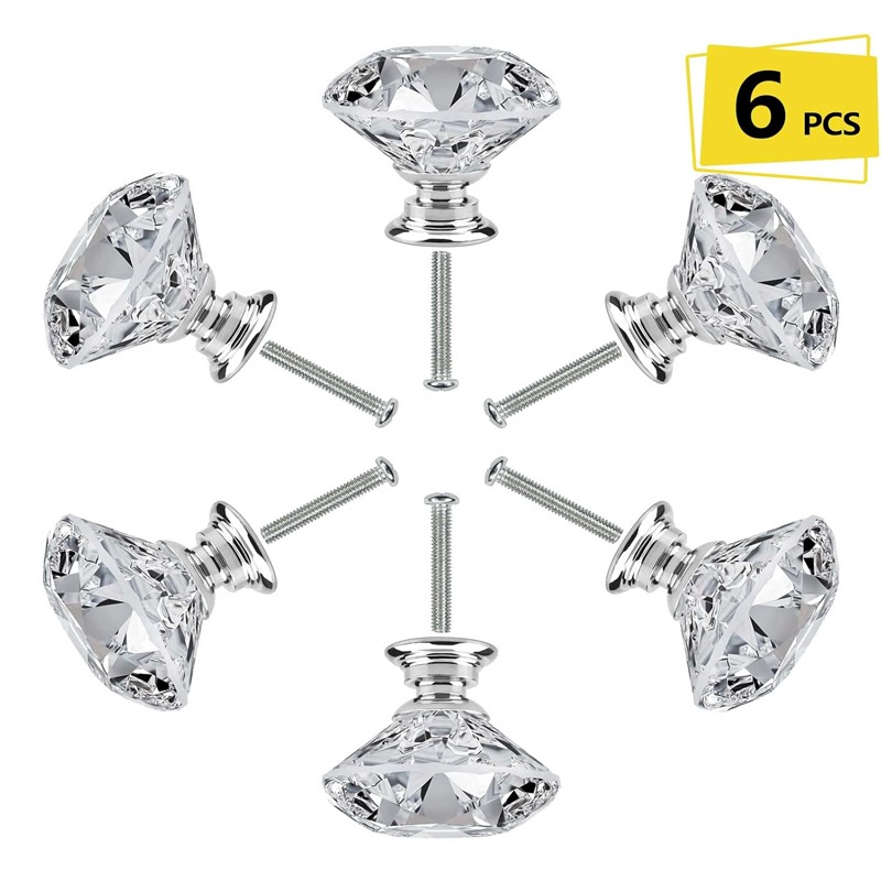 6Pcs 나사가있는 캐비닛 손잡이 30mm 원형 서랍  - Furniture Hardware Restoration 리뷰 및 가격