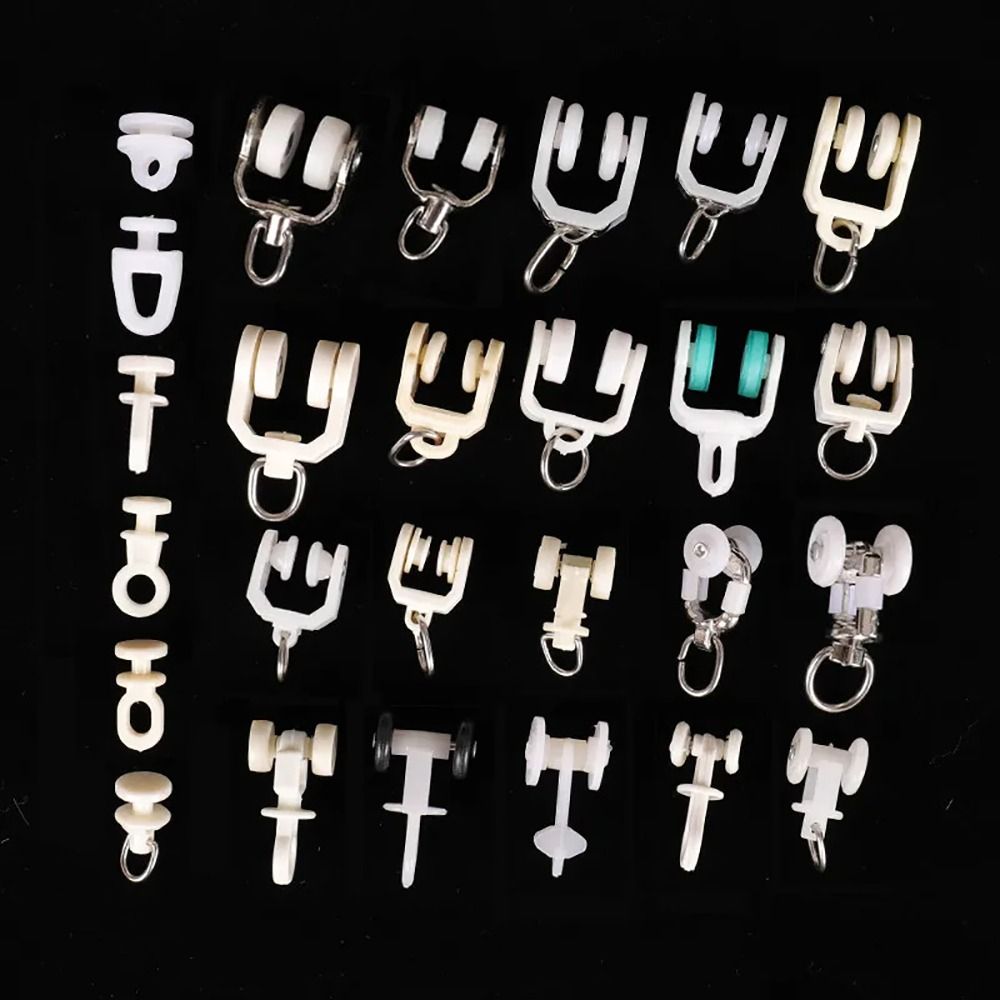 10개입 직선 곡선 트랙 롤러 커튼 휠 레일 커튼 훅  - Furniture Hook Hardware 리뷰 및 가격