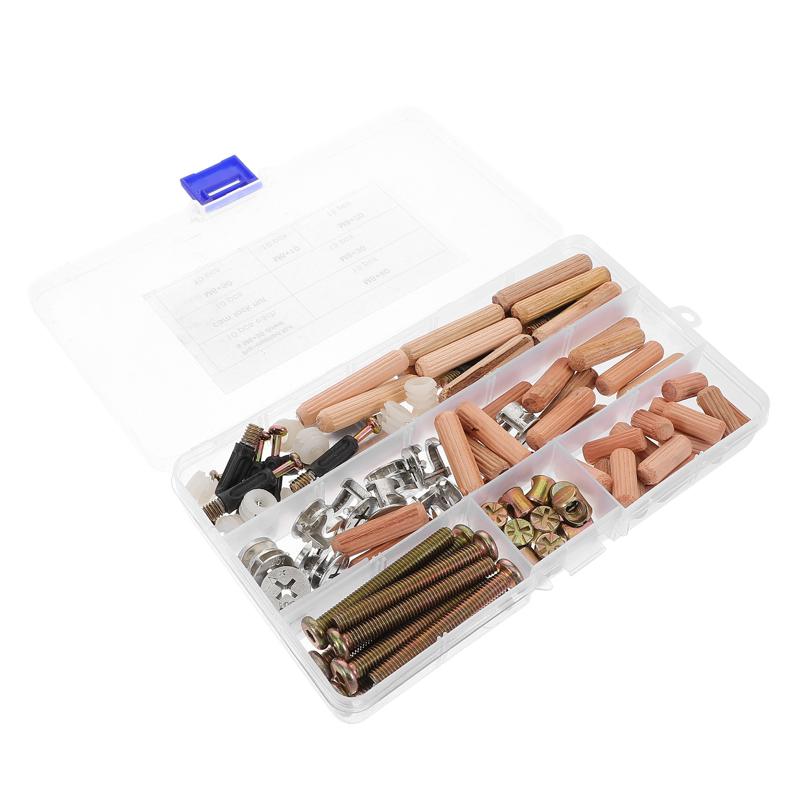 95개 가구 연결 부품 세트 - 이층 침대 조립용 나사 - Furniture Hardware Barrel Nut 리뷰 및 가격