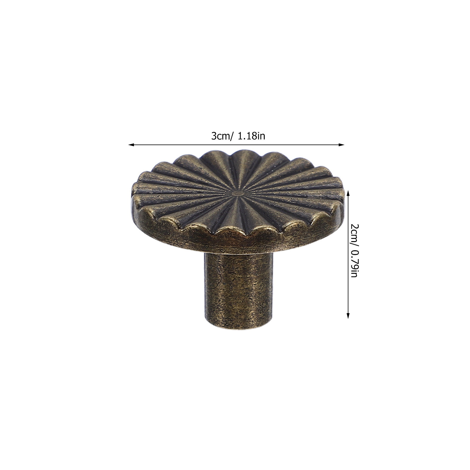 8개 빈티지 황동 서랍 손잡이, 레트로 플랫 캐비닛 손 - Vintage Furniture Hardware Replacement 리뷰 및 가격