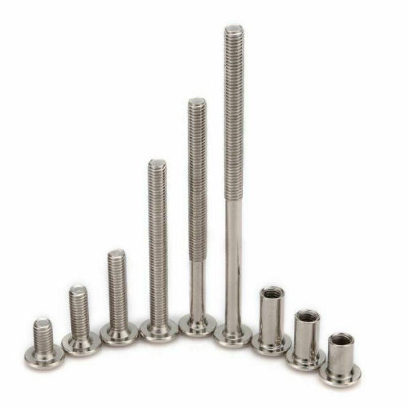 5-20Pcs M6 탄소강 가구 연결 볼트 및 너트,  - Furniture Hardware Barrel Nut 리뷰 및 가격
