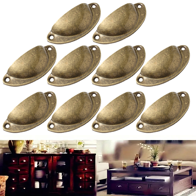 10PC 캐비닛 손잡이 교체용 손잡이 빈티지 쉘 손잡이 - Vintage Furniture Hardware Replacement 리뷰 및 가격