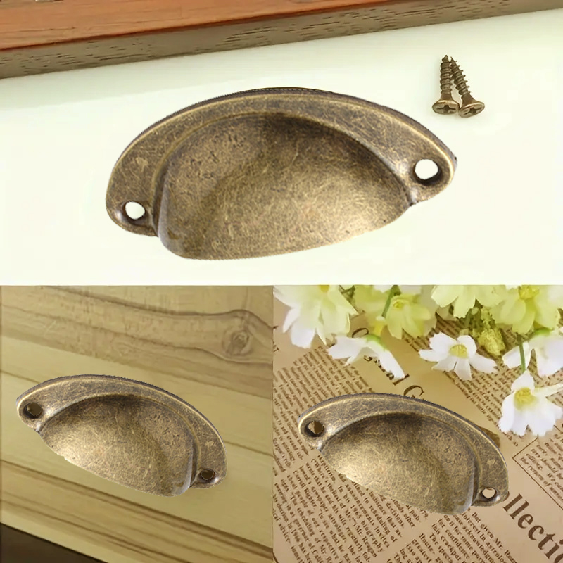 10PC 캐비닛 손잡이 교체용 손잡이 빈티지 쉘 손잡이 - Vintage Furniture Hardware Replacement 리뷰 및 가격